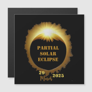 Carte Magnétique Partiel Solaire Eclipse Event 2025 Viewing Party