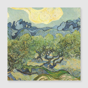 Carte Magnétique Paysage avec Olive Vincent Willem van Gogh