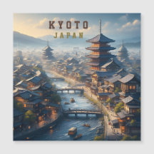 Paysage de Kyoto Japon Voyage Vintage