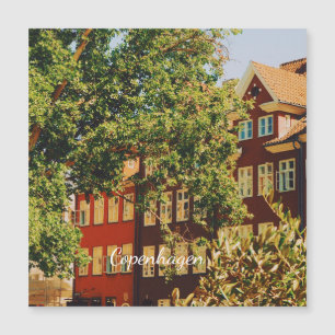Carte Magnétique Paysage urbain de Copenhague - Danemark
