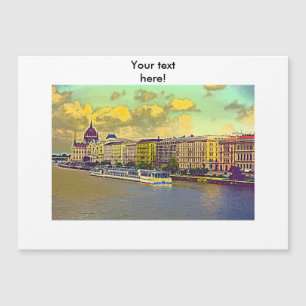 Carte Magnétique Peinture hongroise du Parlement