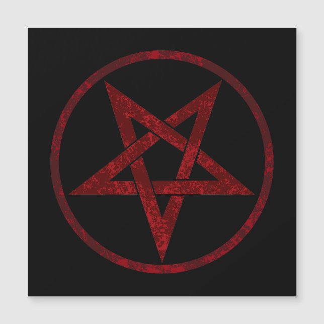 Carte Magnétique Pentagram Red Devil (Devant)