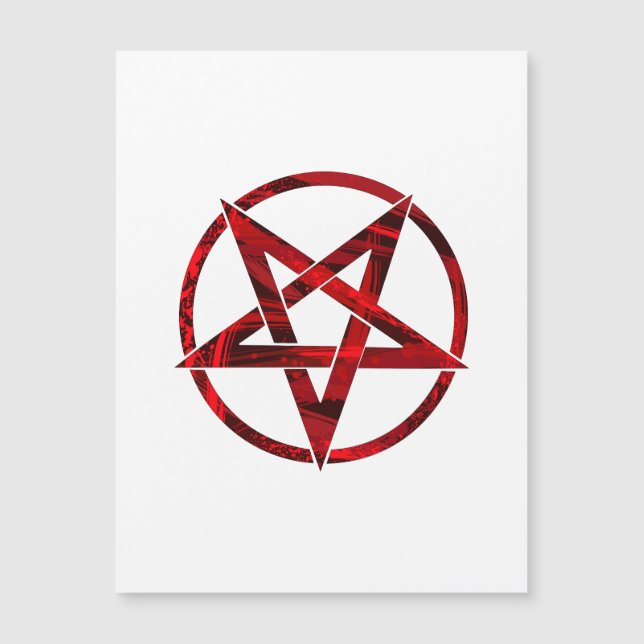 Carte Magnétique Pentagram Red Devil (Devant)