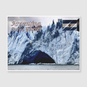 Carte Magnétique Père Noël Cruz - Grotte - Argentine -