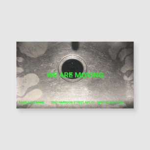 Carte Magnétique Personnalisable Déplacement, changement de nom, d'