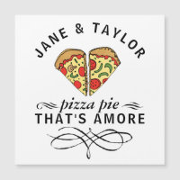 Carte magnétique personnalisée Love Pizza