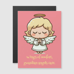 Carte Magnétique Petit ange priant