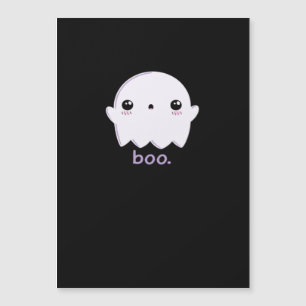 Carte Magnétique Petit Boo Halloween Mignon