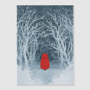Carte Magnétique Petit Chaperon Rouge