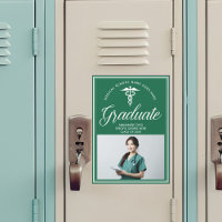 Carte magnétique photo de l'école Médicale verte