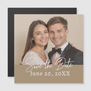 Carte Magnétique Photo personnalisée Enregistrer la date Script mod
