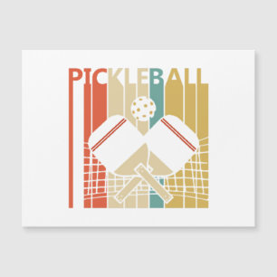 Carte Magnétique Pickleball vintage