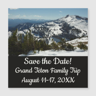 Carte Magnétique Pics neigeux du Grand Teton