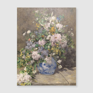 Carte Magnétique Pierre-Auguste Renoir Bouquet de printemps