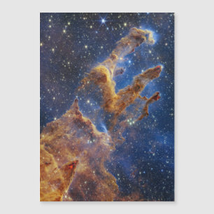 Carte Magnétique Piliers de création Aigle Nebula Webb Telescope