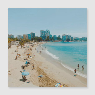 Carte Magnétique Plage San Juan - Alicante - Espagne
