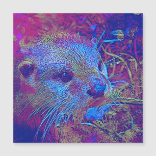 Carte Magnétique polaires Animals - Otter 1