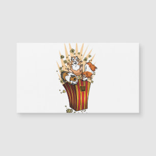 Carte Magnétique Popcorn de cochons de Guinée