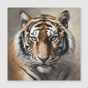 Carte Magnétique Portrait majestueux de Tiger