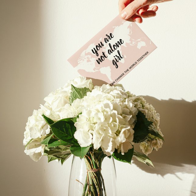 Carte Magnétique Positif Vous N'Êtes Pas Seul Citation Motivation F (Créateur téléchargé)