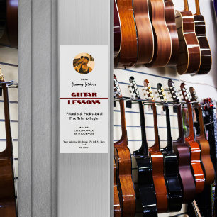 Carte Magnétique Poster des leçons de guitare