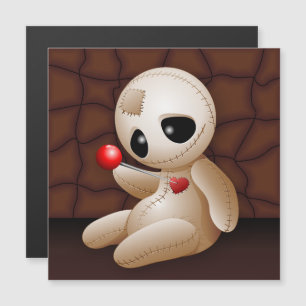 Carte Magnétique Poupée Vaudou Dessin Animé Amoureux