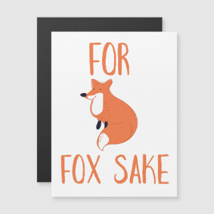 Carte Magnétique Pour l'amour du renard