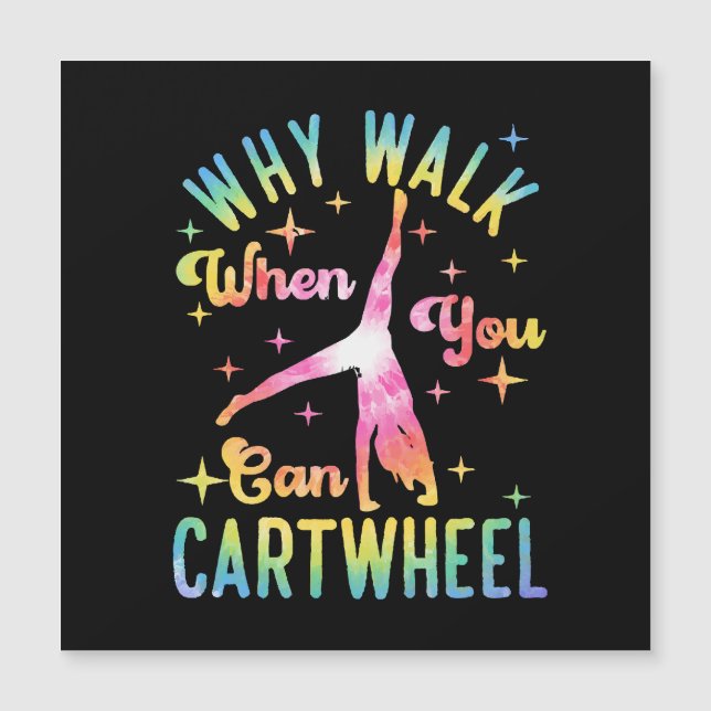Carte Magnétique Pourquoi Marcher Quand Vous Pouvez Carrousel (Devant)