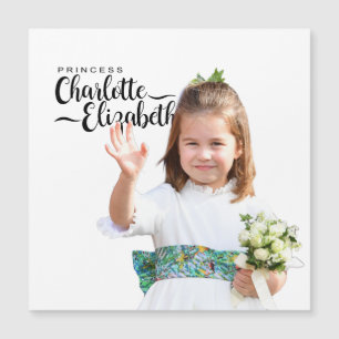 Carte Magnétique Princess Charlotte Elizabeth 6e Anniversaire Magne