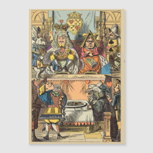 Carte Magnétique Procès d'Alice : Le Jugement du Valet de Cœur Vint