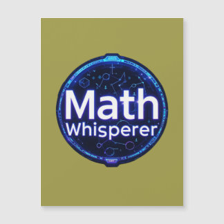 Carte Magnétique Prof de maths chuchoteur de maths