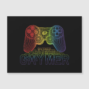 Carte Magnétique Proud Gaymer, Jeu Gay pride