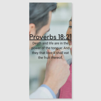 Carte Magnétique Proverbes 18:21