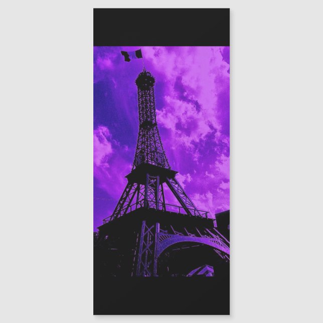 Carte Magnétique Purple Paris (Devant)