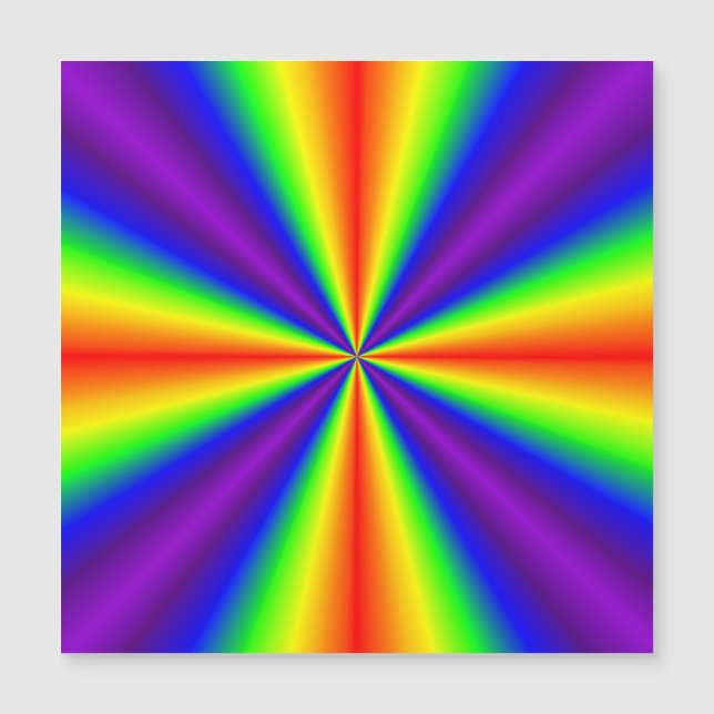 Carte magnétique Rainbow Cross (Devant)