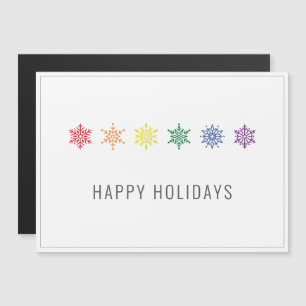 Carte Magnétique Rainbow Pride Noël