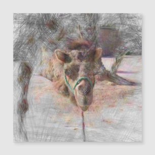 Carte Magnétique Rameau animal artistique 2.