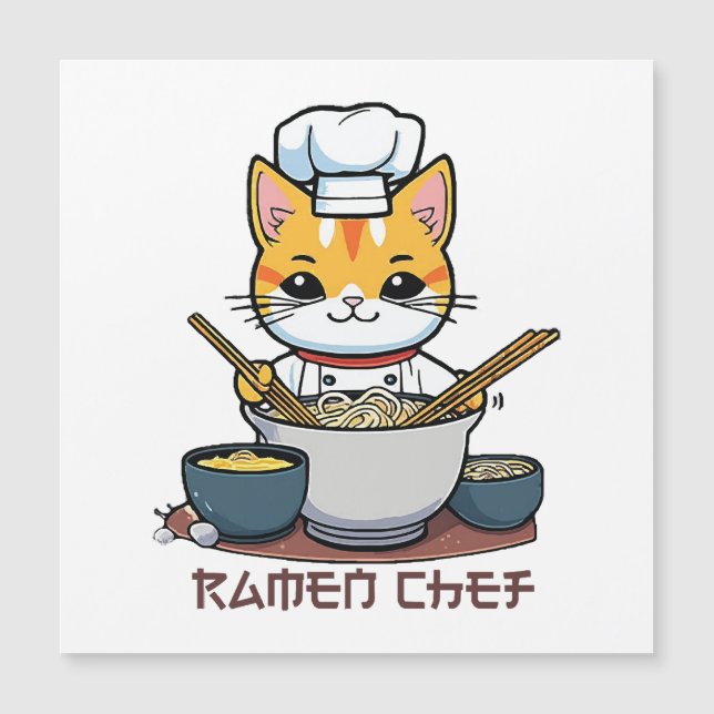 Carte Magnétique Ramen Chef (Devant)