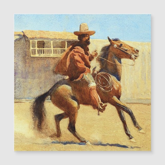 Carte Magnétique Ranchero de la vieille Californie par Maynard Dixo (Devant)