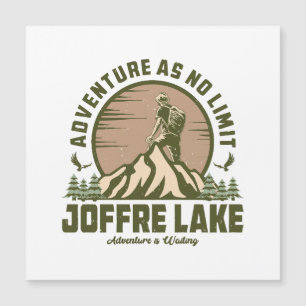 Carte Magnétique Randonnée rétro au lac Joffre