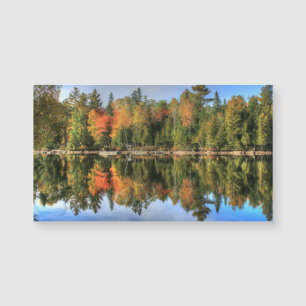 Carte Magnétique Réflexions de lac fall Foliage d'automne du Maine