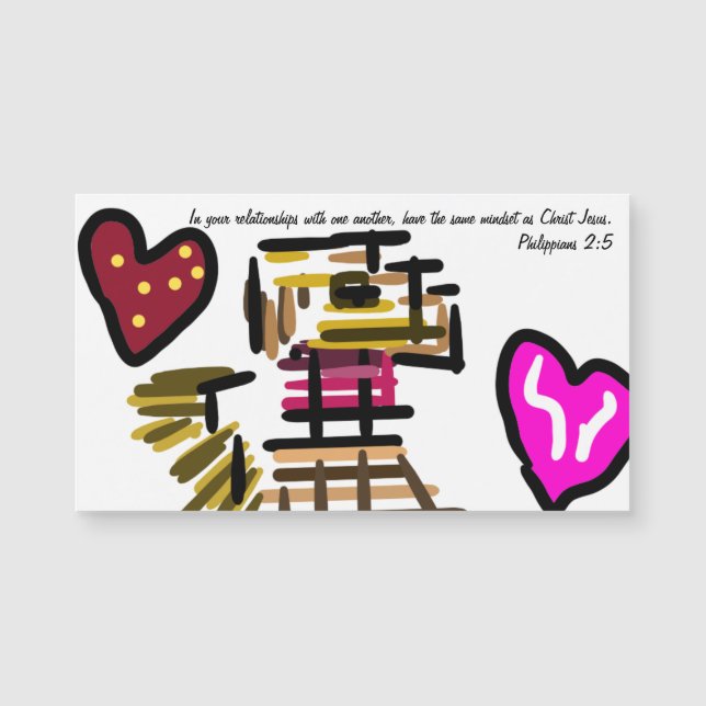 Carte Magnétique Relation Jésus (Devant)