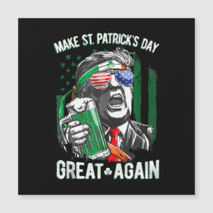 Carte Magnétique Rendre la fête de la Saint Patrick grande à nouvea