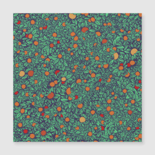 Carte Magnétique Rich Orchard : Vintage Tree Motif.