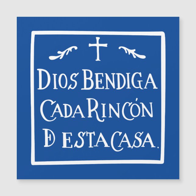 Carte Magnétique Rincon de Dios bendiga (Devant)
