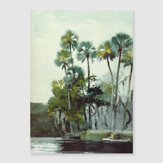 Carte Magnétique Rivière Homosassa par Winslow Homer (Devant)