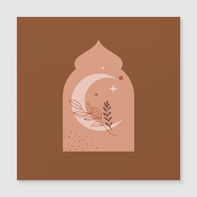 Carte Magnétique Rmadan Kareem Couverture en polaire Boho esthétiqu (Devant)