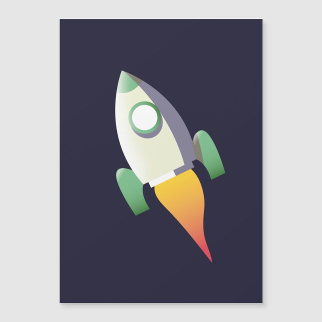Carte Magnétique Rocket Space (Devant)