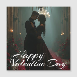 Carte Magnétique Romance à la Rose Hall pour la Saint-Valentin