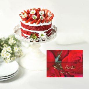 Carte Magnétique Rose romantique Vous êtes un aimant spécial